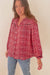 Anna Shirt in Red Heirloom Print