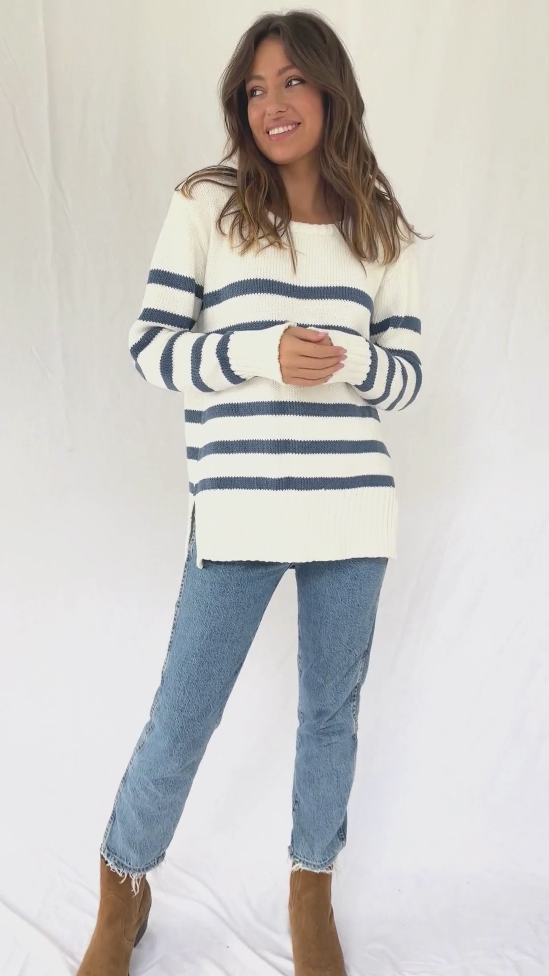 Jodi Stripe Sweater