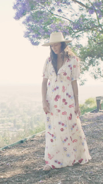 Buy Clarence Maxi Dress in Prairie Bloom Floral Print