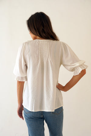 Shop Sustainable Women's Blouse in White Cotton | the Chloe Shirt ...