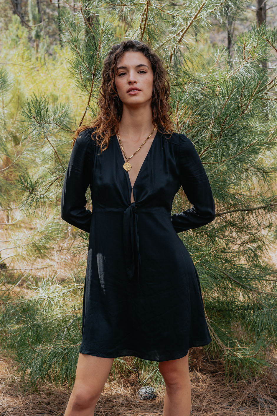 Sustainable & Ethical Fit & Flare Black Mini Dress: the Holly - Paneros Clothing Sustainable & Ethical Fit & Flare Black Mini Dress: the Holly - Paneros Clothing
