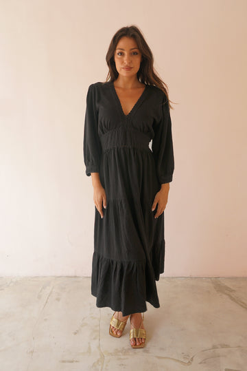 Maya Dress M / Black