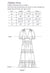 Paneros Clothing - Sustainable Fashion Ethical Designer White Midi Dress for Women - Size Guide.