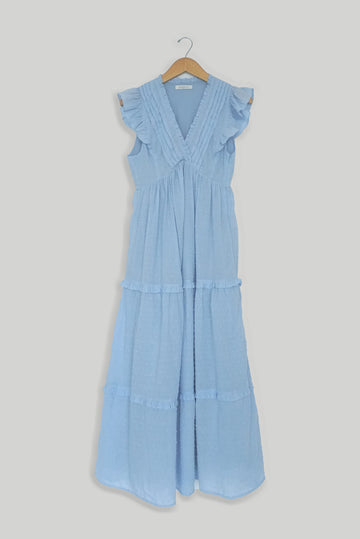 blue poppy palmerston dress PQ Swim Poppy Maxi Dress