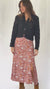 Avery Skirt in Woodblock Floral